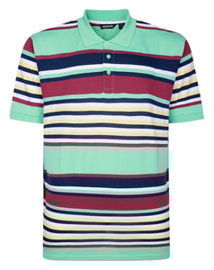Bigdude Summer Stripe Polo Jelly Mint